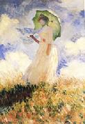 Claude Monet Study of Figure Outdoors Sweden oil painting artist